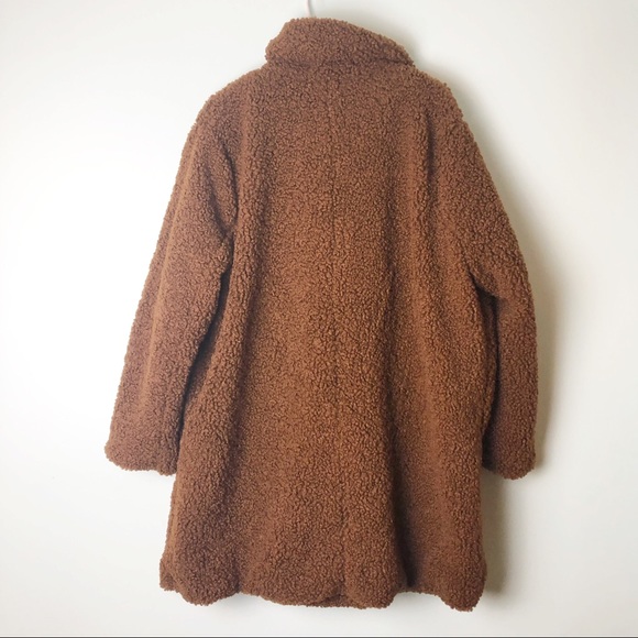 Teddy Bear Coat- Brown 3XL - Picture 4 of 6